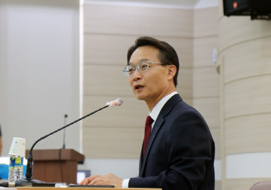 국민의힘 최재형 전 감사원장 대선 캠프 기획총괄본부장을 맡은 조해진(경남 밀양시의령군함안군창녕군·3선) 의원. <조해진 국회의원 공식 블로그>